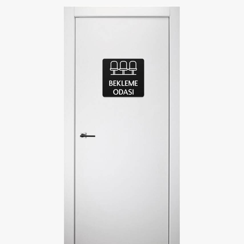 Bekleme Salonu Levhası Ofis Yönlendirme Kapı İsimlik Oda Tabela - 2