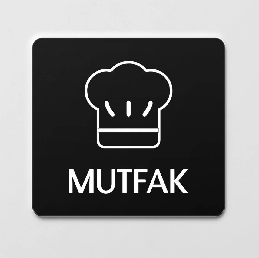 Mutfak Kapı Levhası Ofis Yönlendirme Kapı İsimlik Mutfak Tabela - 1